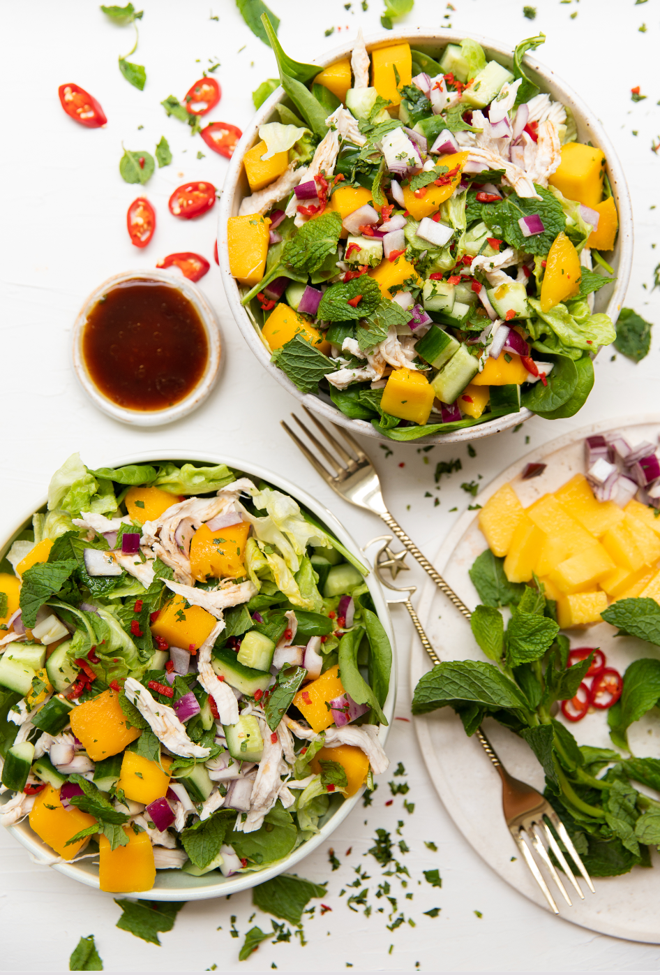 Shreddy Mango & Chicken Salad