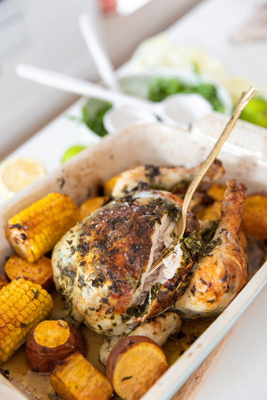 Lemon & Herb Whole Baked Chicken