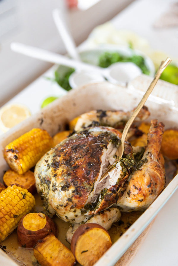 Lemon & Herb Whole Baked Chicken