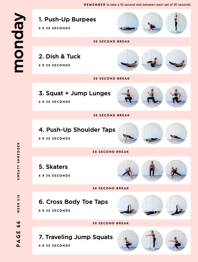 Sweat It To Shred It – Sarah's Day