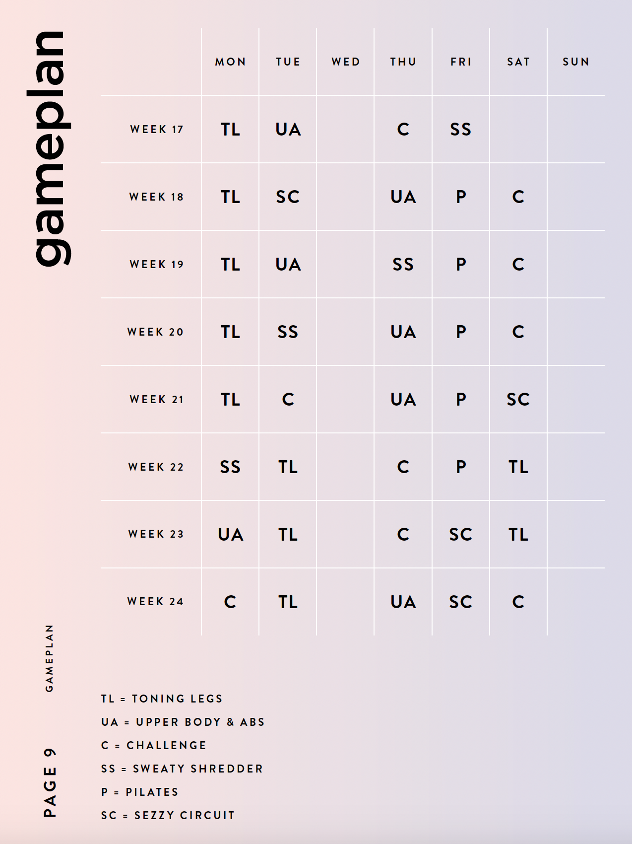 Sarahs day workouts deals